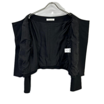 Chloe クロエ 19AVE39-9A061 ブラック バックリボン ノーカラージャケット ジャケット