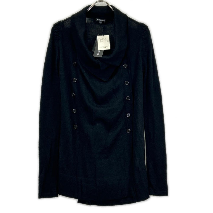 ANN DEMEULEMEESTER アンドゥムルメステール 本人期 オリゾンティ後期 352-21-13012 ダブルフェイスニットコート コート