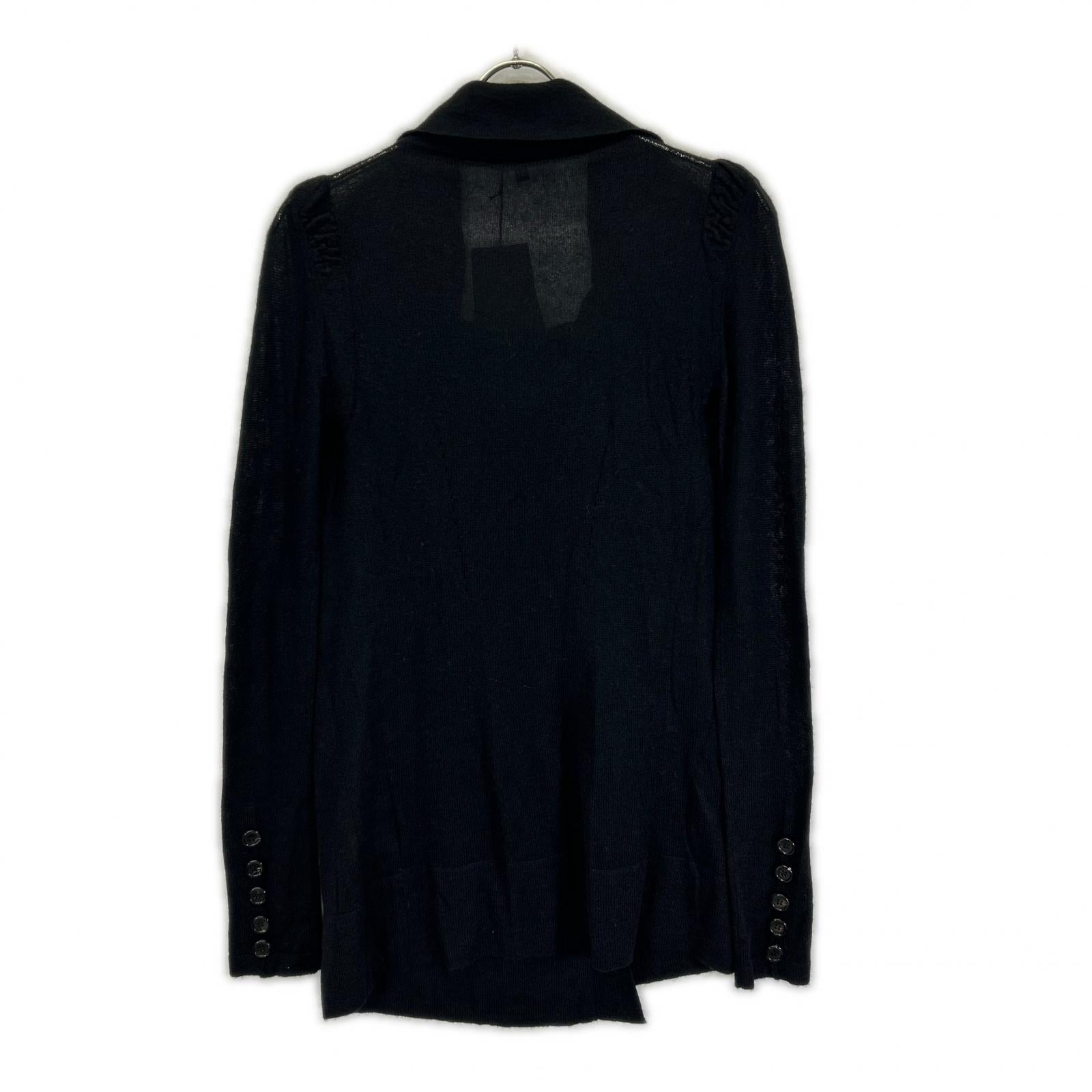 ANN DEMEULEMEESTER アンドゥムルメステール 本人期 オリゾンティ後期 352-21-13012 ダブルフェイスニットコート コート