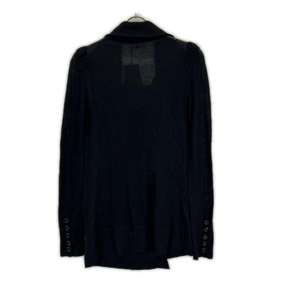 ANN DEMEULEMEESTER アンドゥムルメステール 本人期 オリゾンティ後期 352-21-13012 ダブルフェイスニットコート コート