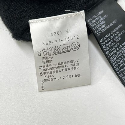 ANN DEMEULEMEESTER アンドゥムルメステール 本人期 オリゾンティ後期 352-21-13012 ダブルフェイスニットコート コート