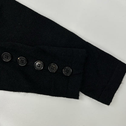 ANN DEMEULEMEESTER アンドゥムルメステール 本人期 オリゾンティ後期 352-21-13012 ダブルフェイスニットコート コート