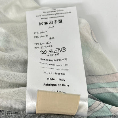 EMILIO PUCCI エミリオプッチ 71RI51 プッチ柄 マルチカラー ノースリーブプリーツフレアーワンピース ワンピース