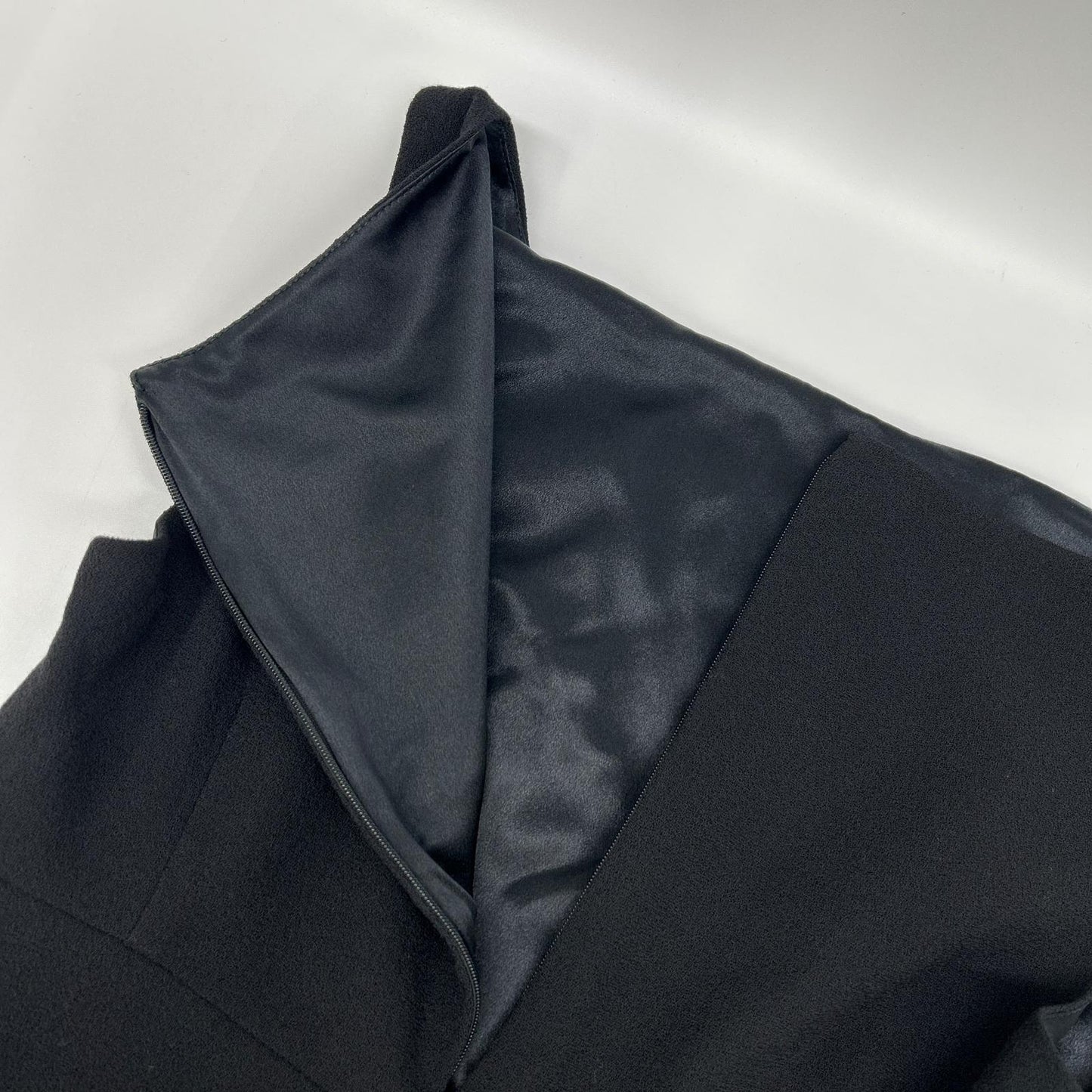 VALENTINO ヴァレンティノ P35200658 ブラック シルク ノースリーブドレスワンピース ワンピース