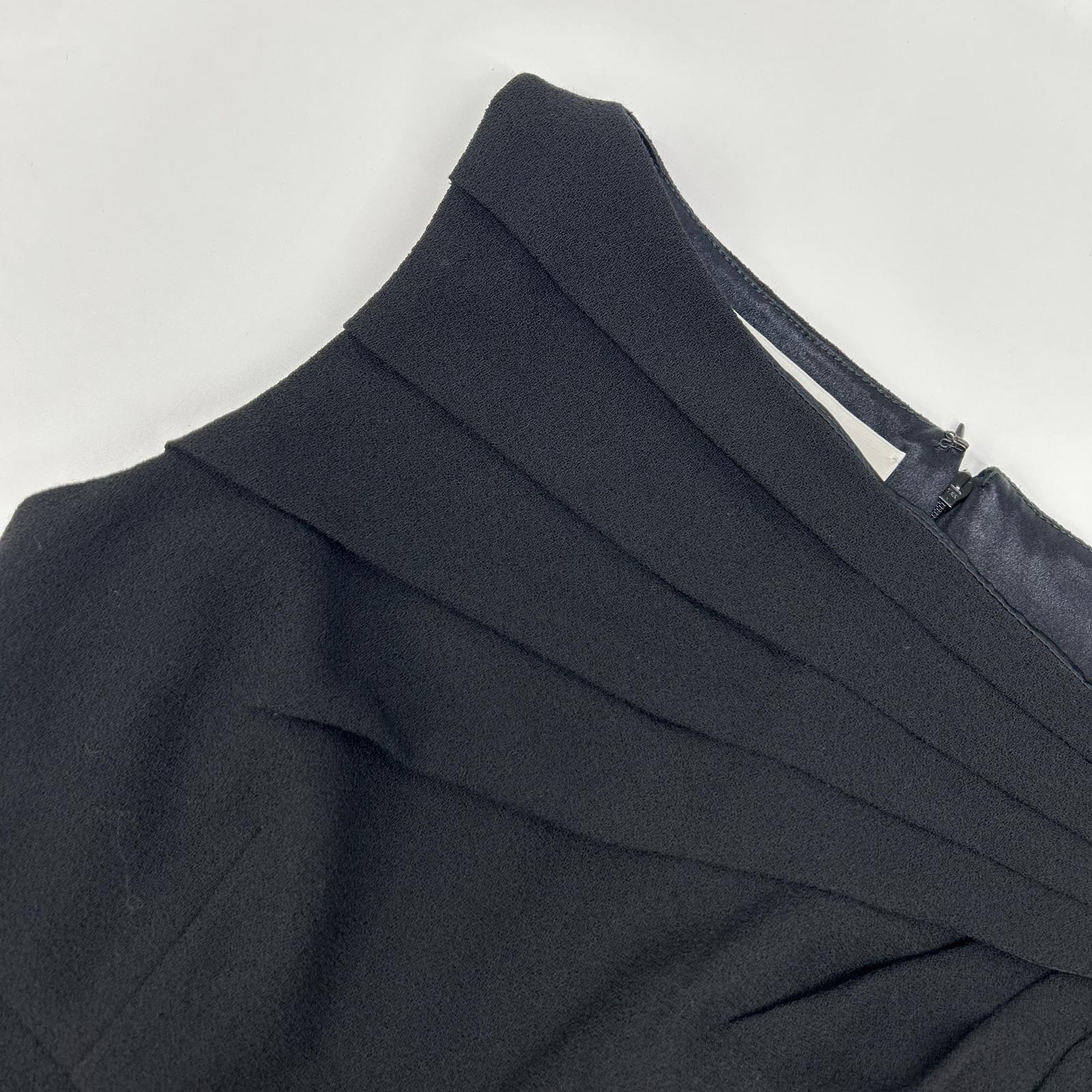 VALENTINO ヴァレンティノ P35200658 ブラック シルク ノースリーブドレスワンピース ワンピース