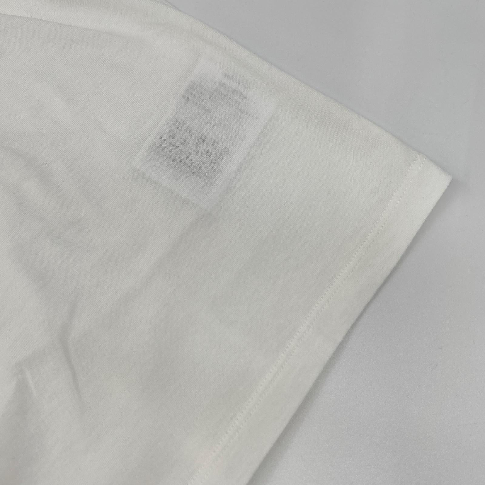 VALENTINO ヴァレンティノ XB3MG17A740 ホワイト カットアウト クルーネック Tシャツ トップス
