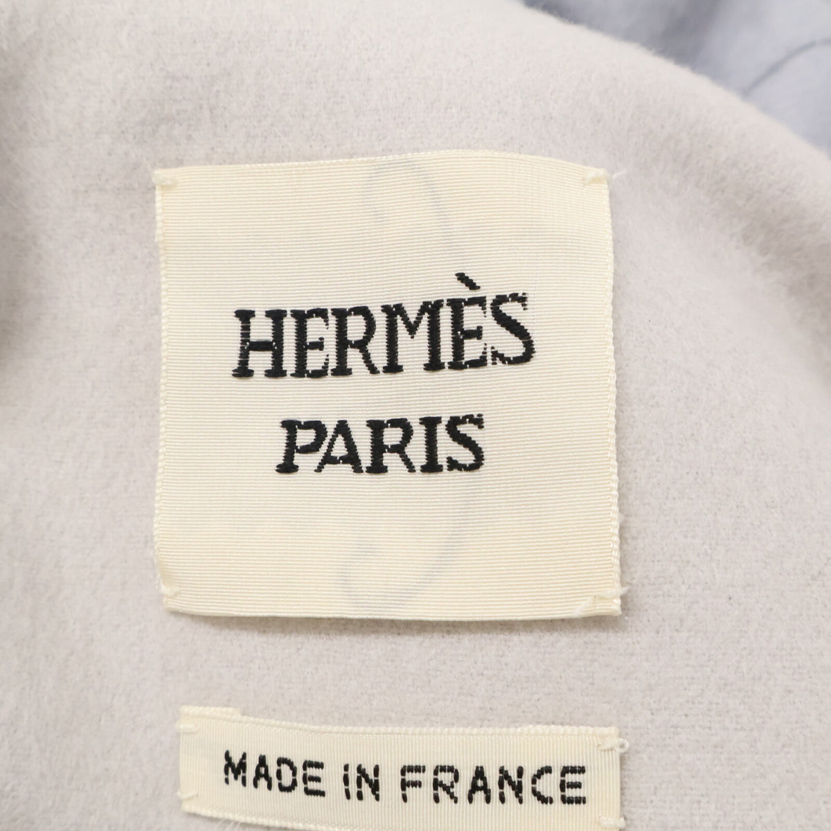 HERMES エルメス 国内正規 ダブルフェイス カシミヤ ジップ コート コート