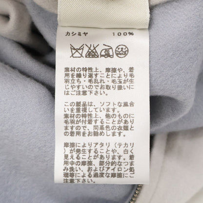 HERMES エルメス 国内正規 ダブルフェイス カシミヤ ジップ コート コート