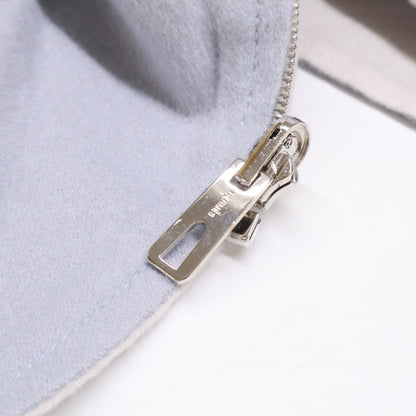 HERMES エルメス 国内正規 ダブルフェイス カシミヤ ジップ コート コート