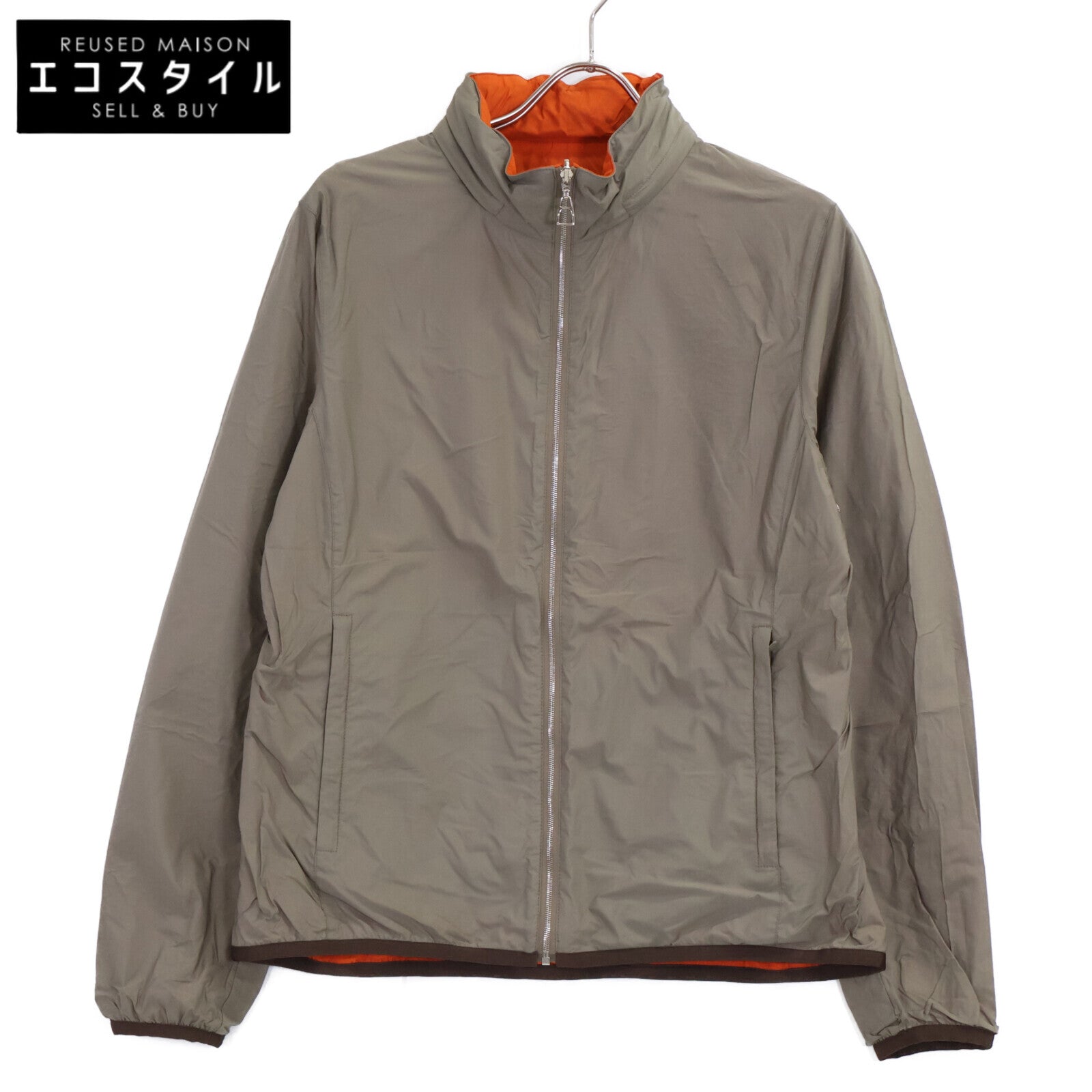HERMES エルメス 【美品】ナイロン リバーシブル ジャケット