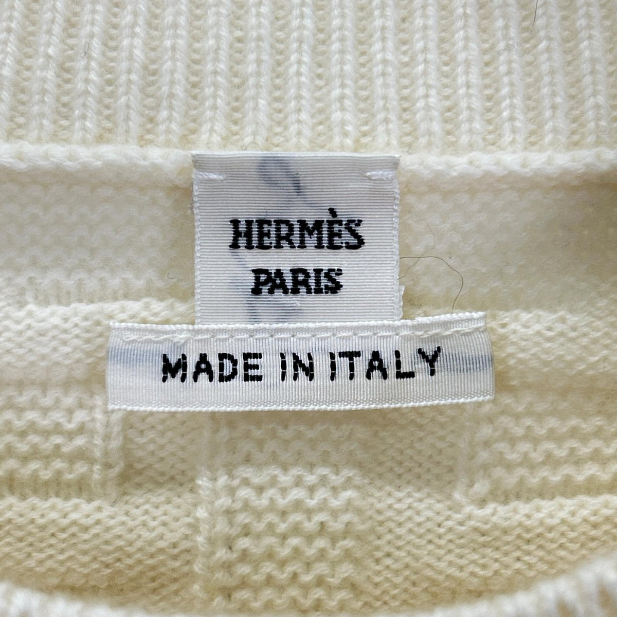 HERMES エルメス DC2H2630DA LOUNGEWEAR VOYAGE Hロゴ ニットセーター トップス