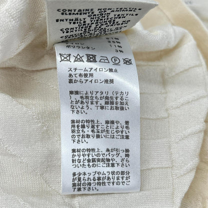 HERMES Off-white silk-blend cardigan Tops