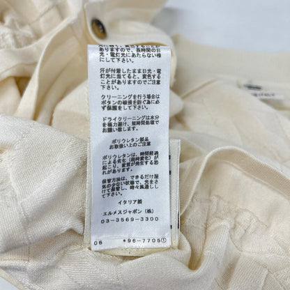 HERMES Off-white silk-blend cardigan Tops