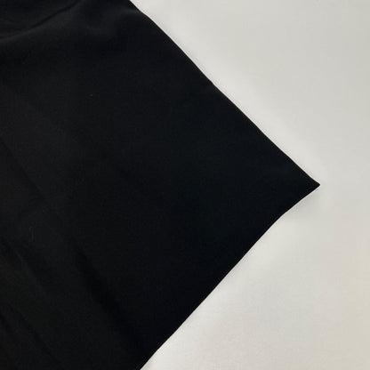 HERMES エルメス ブラック シルク ノースリーブ ブラウス トップス