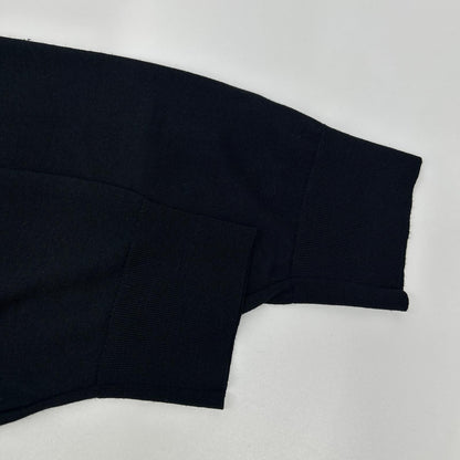 HERMES エルメス ブラック 無地 ニット トップス