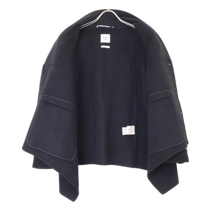 HERMES エルメス 美品 国内正規 ダブルフェイス カシミヤ オーバーサイズ ショートコート ジャケット