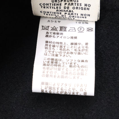 HERMES エルメス 美品 国内正規 ダブルフェイス カシミヤ オーバーサイズ ショートコート ジャケット