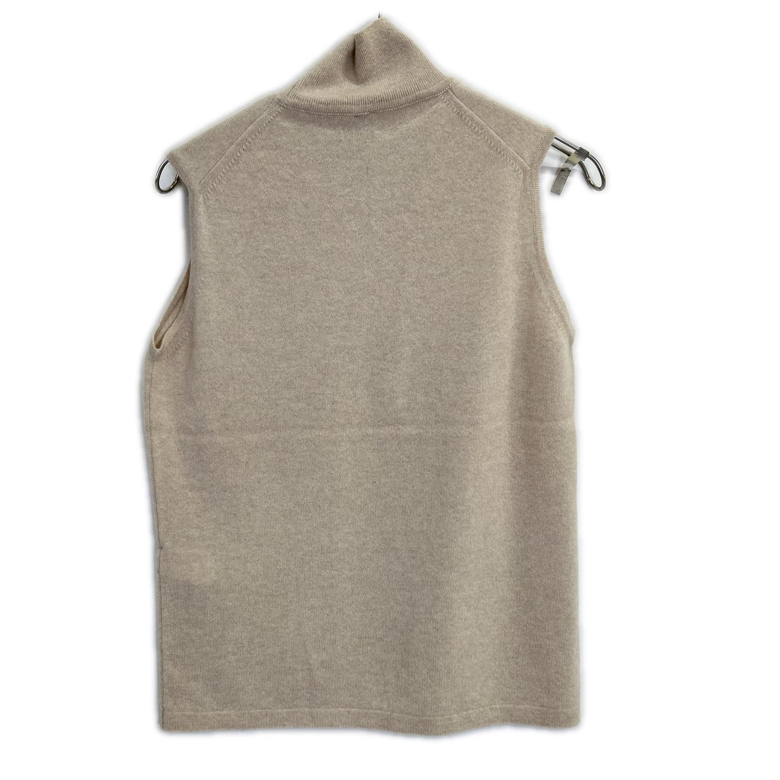 HERMES エルメス ベージュ フック金具 カシミヤ アンサンブル ニット トップス