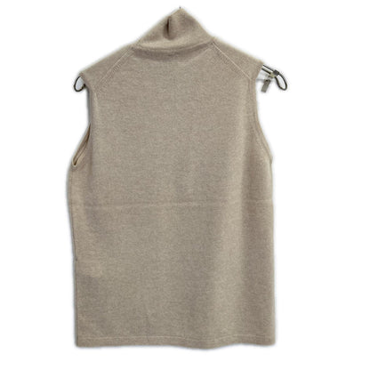 HERMES エルメス ベージュ フック金具 カシミヤ アンサンブル ニット トップス