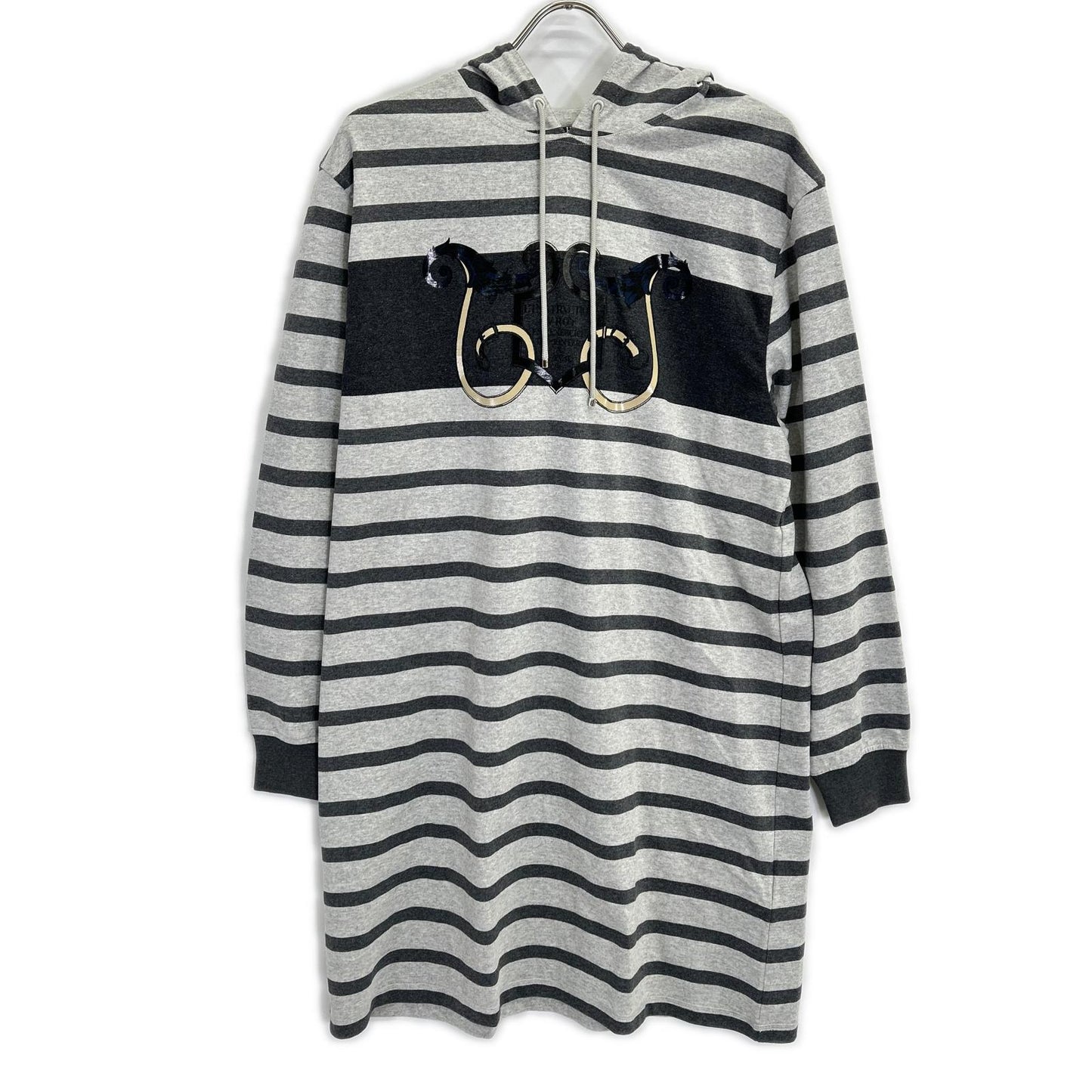 HERMES エルメス L'INSTRVCTION DV ROY ボーダー スウェット ワンピース ワンピース