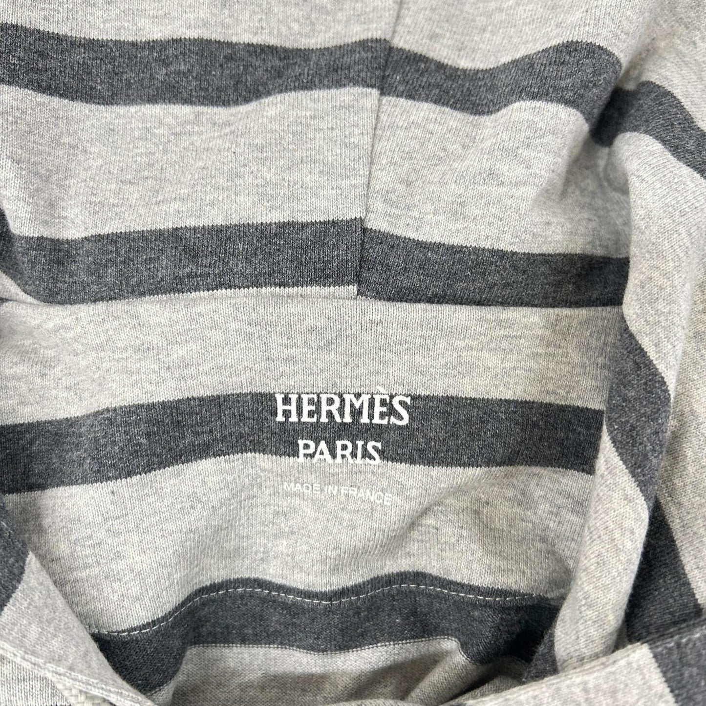 HERMES エルメス L'INSTRVCTION DV ROY ボーダー スウェット ワンピース ワンピース