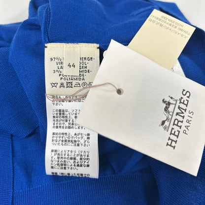 HERMES エルメス ブルー ニットセーター タグ付き トップス