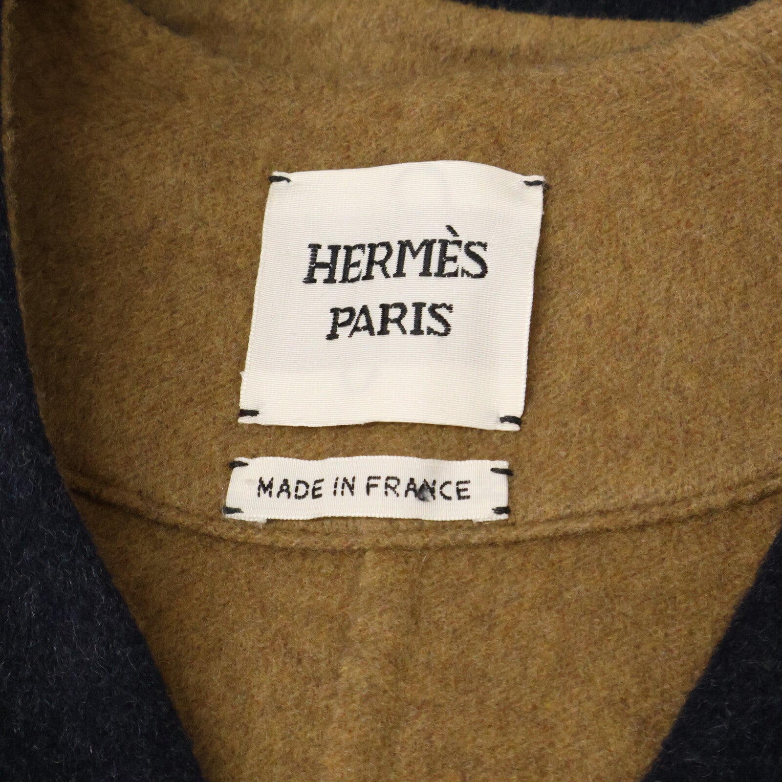 HERMES エルメス 【美品】前ベルト カシミヤ100％ ポンチョ/ケープ ジャケット