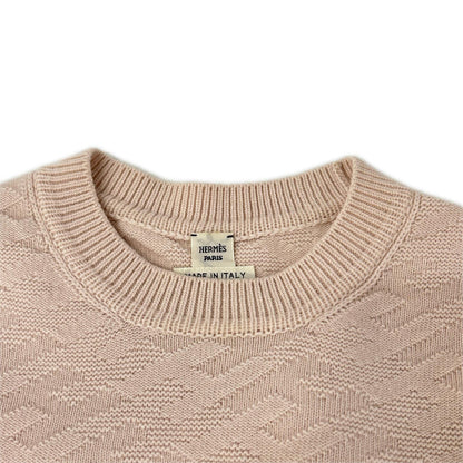 HERMES エルメス 2E2624DE LOUNGEWEAR VOYAGE Hロゴ ニットセーター トップス