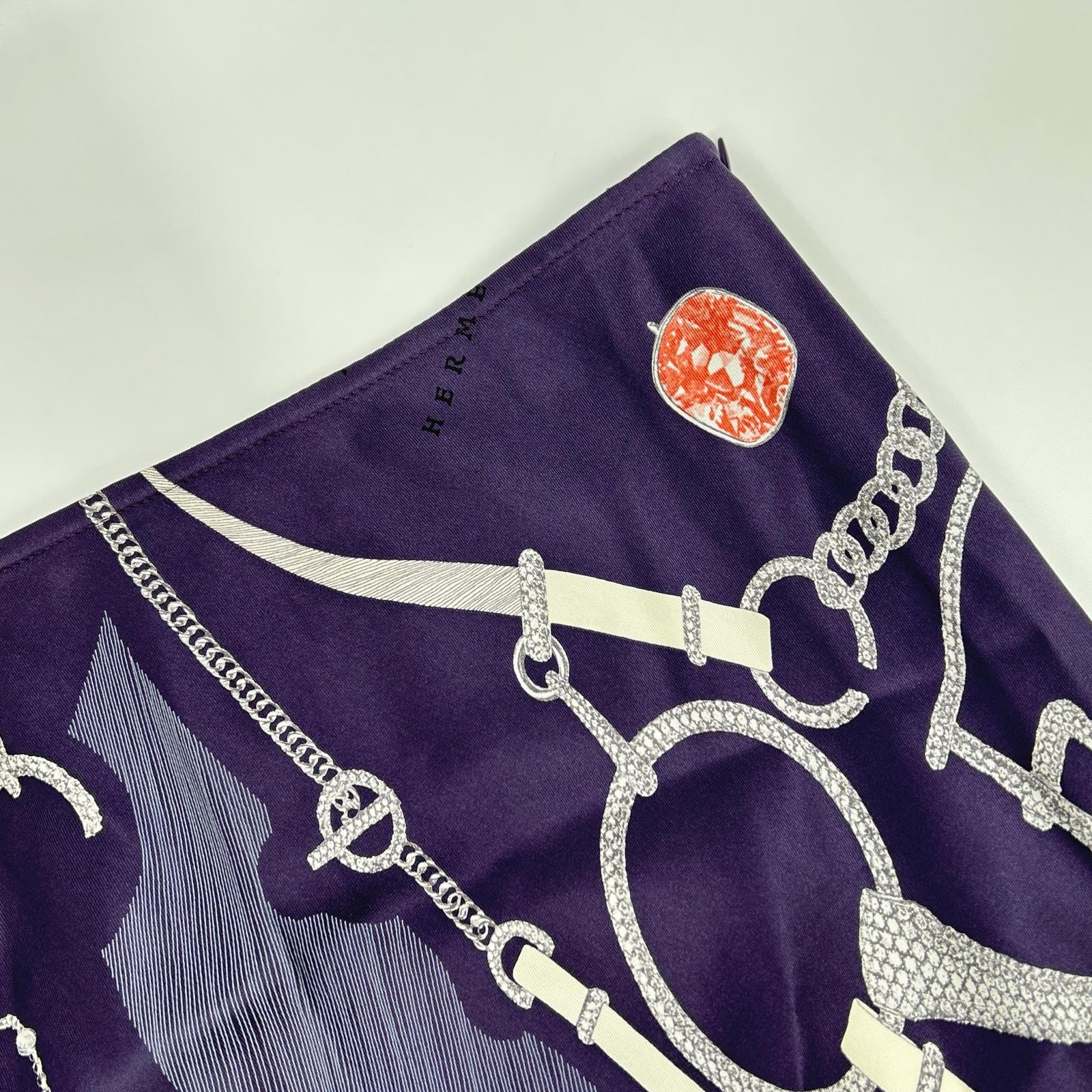 HERMES エルメス Etude pour une Parure de Gala シルクスカート スカート