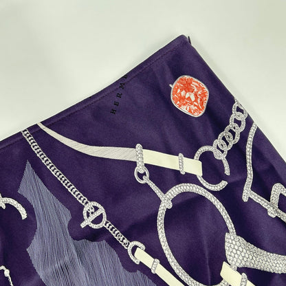 HERMES エルメス Etude pour une Parure de Gala シルクスカート スカート