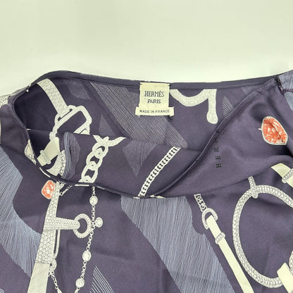 HERMES エルメス Etude pour une Parure de Gala シルクスカート スカート