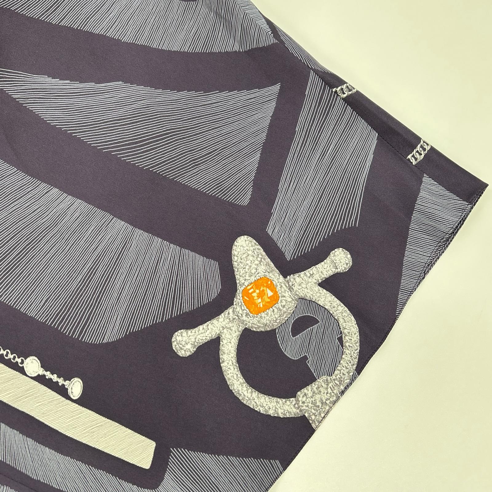 HERMES エルメス Etude pour une Parure de Gala シルクスカート スカート