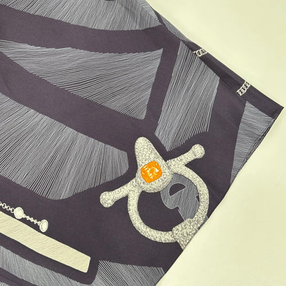 HERMES エルメス Etude pour une Parure de Gala シルクスカート スカート