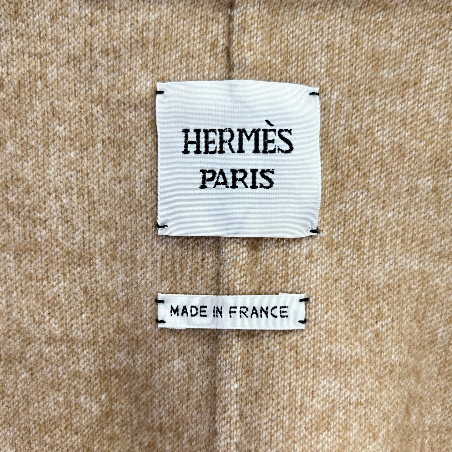 HERMES エルメス セリエ釦 カシミヤ混 ラップ コート