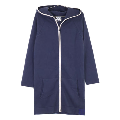 CHANEL SPORTS シャネルスポーツ 【国内正規】09P P35238K02024 カシミヤ ジップアップ フーディ ロングカーディガン トップス