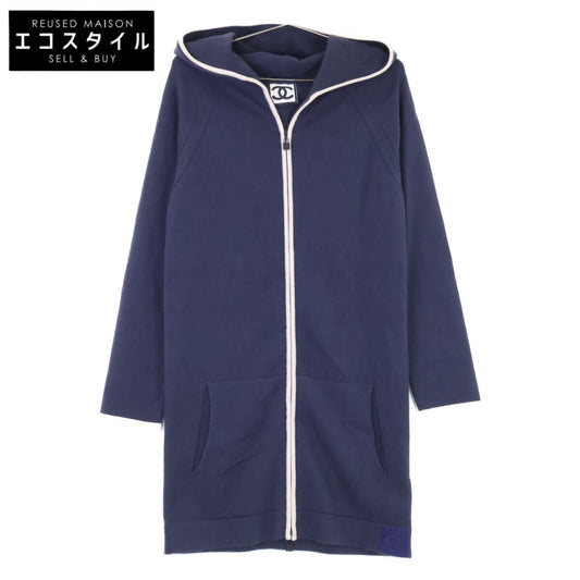 CHANEL SPORTS シャネルスポーツ 【国内正規】09P P35238K02024 カシミヤ ジップアップ フーディ ロングカーディガン トップス