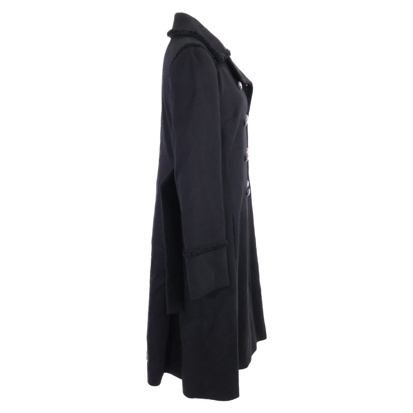 CHANEL 【Domestic official】09A P36033V24388 camellia logo button 100% cashmere double-breasted coat