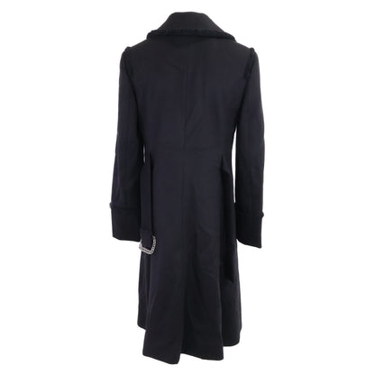 CHANEL 【Domestic official】09A P36033V24388 camellia logo button 100% cashmere double-breasted coat
