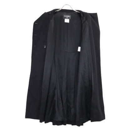 CHANEL 【Domestic official】09A P36033V24388 camellia logo button 100% cashmere double-breasted coat