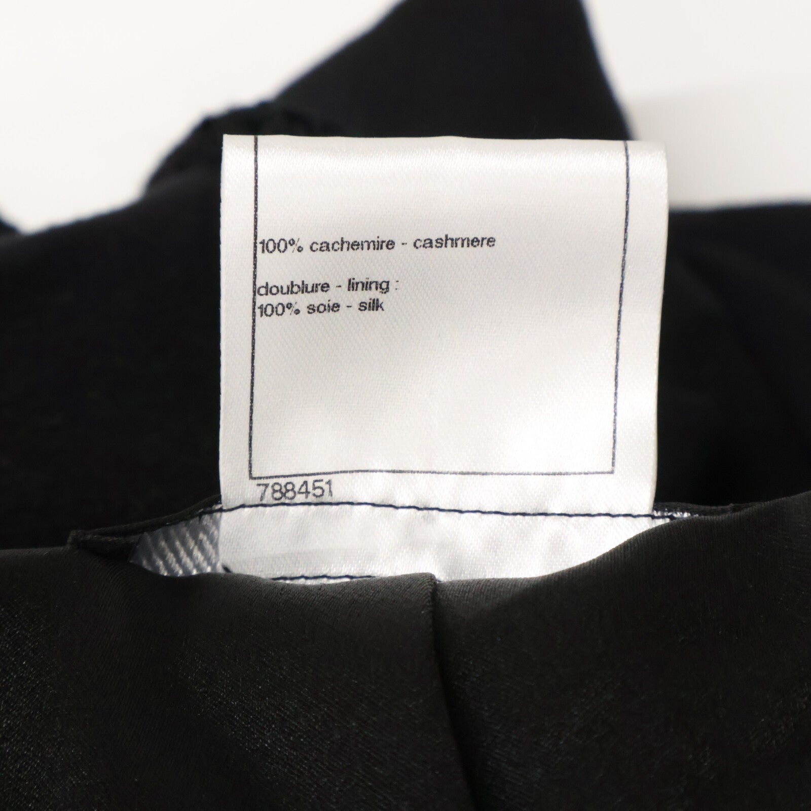 CHANEL 【Domestic official】09A P36033V24388 camellia logo button 100% cashmere double-breasted coat