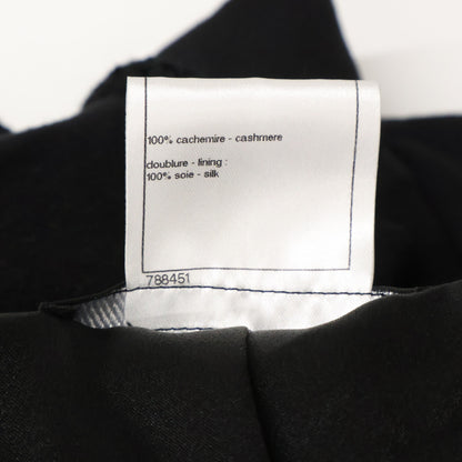 CHANEL 【Domestic official】09A P36033V24388 camellia logo button 100% cashmere double-breasted coat