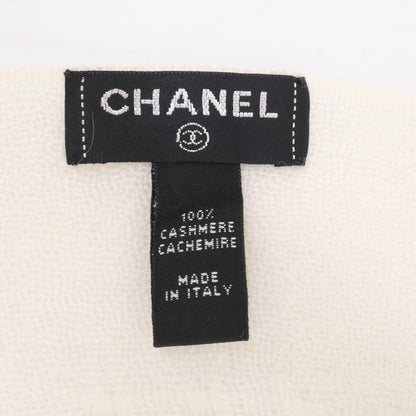 CHANEL シャネル ココマーク刺繍 カシミヤ ストール