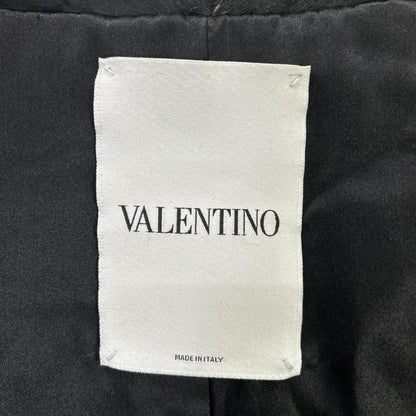 VALENTINO ヴァレンティノ ブラック オーストリッチ×フォックス ファーベスト ベスト