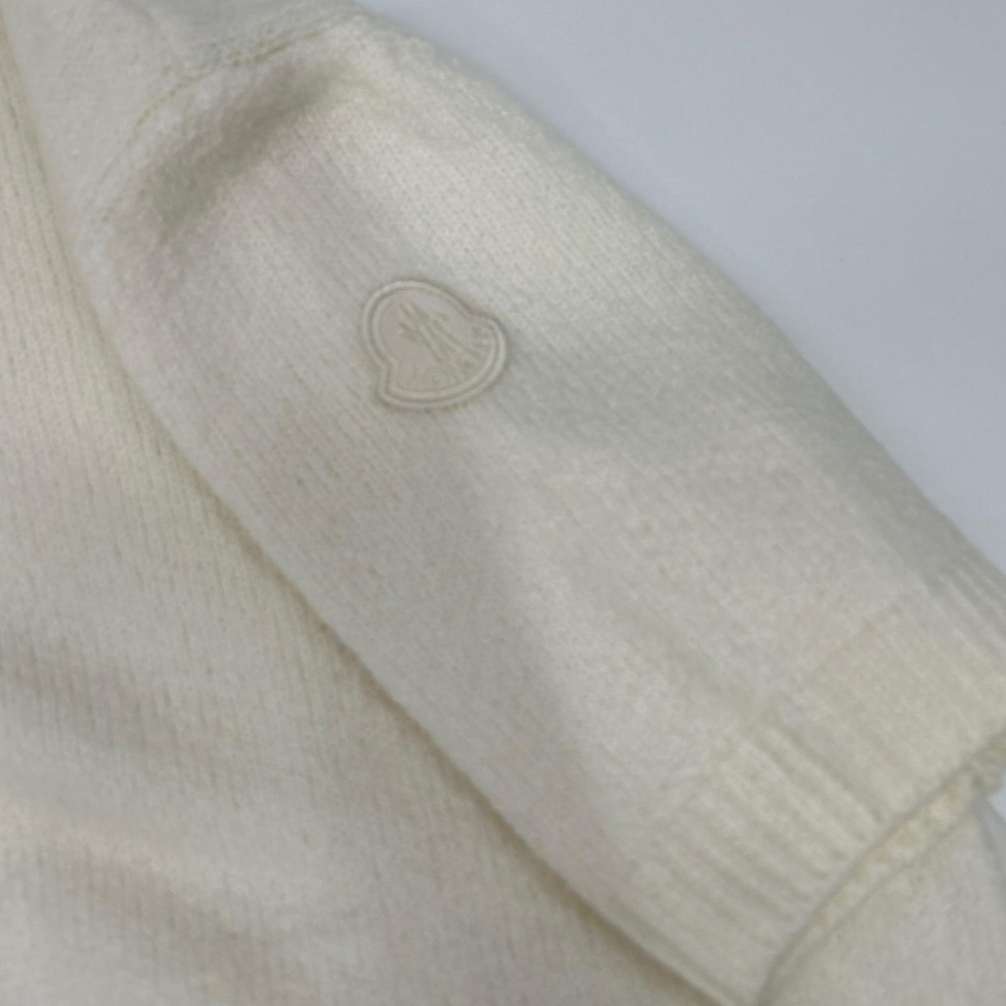 MONCLER モンクレール 22年製 ナイロン切替 ハイネック 半袖ニット トップス