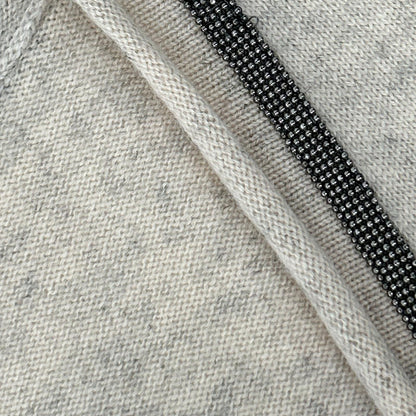 BRUNELLO CUCINELLI ブルネロクチネリ モニーレ装飾 Vネック カシミヤ ニット トップス