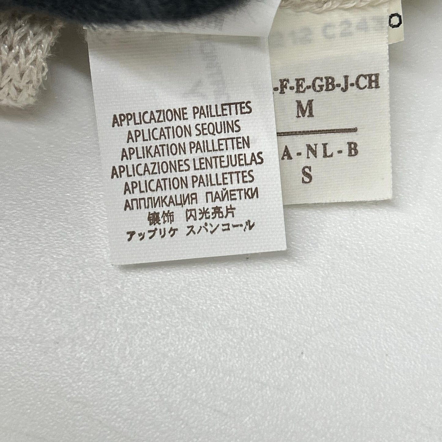 BRUNELLO CUCINELLI ブルネロクチネリ リネン×シルク スパンコール ノースリーブ ニット トップス