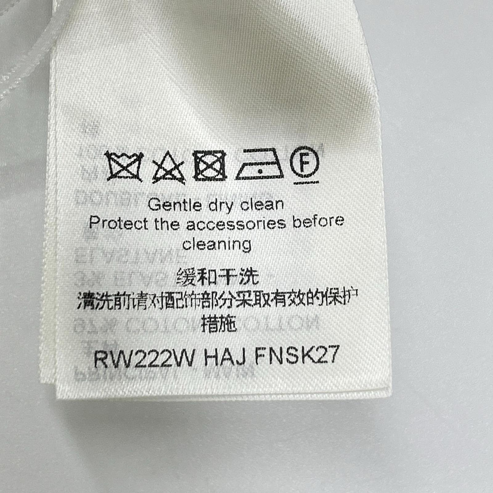LOUIS VUITTON ルイヴィトン 22年製 FNSK27 ホワイト 金釦 デニムスカート スカート