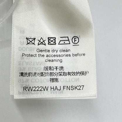 LOUIS VUITTON ルイヴィトン 22年製 FNSK27 ホワイト 金釦 デニムスカート スカート