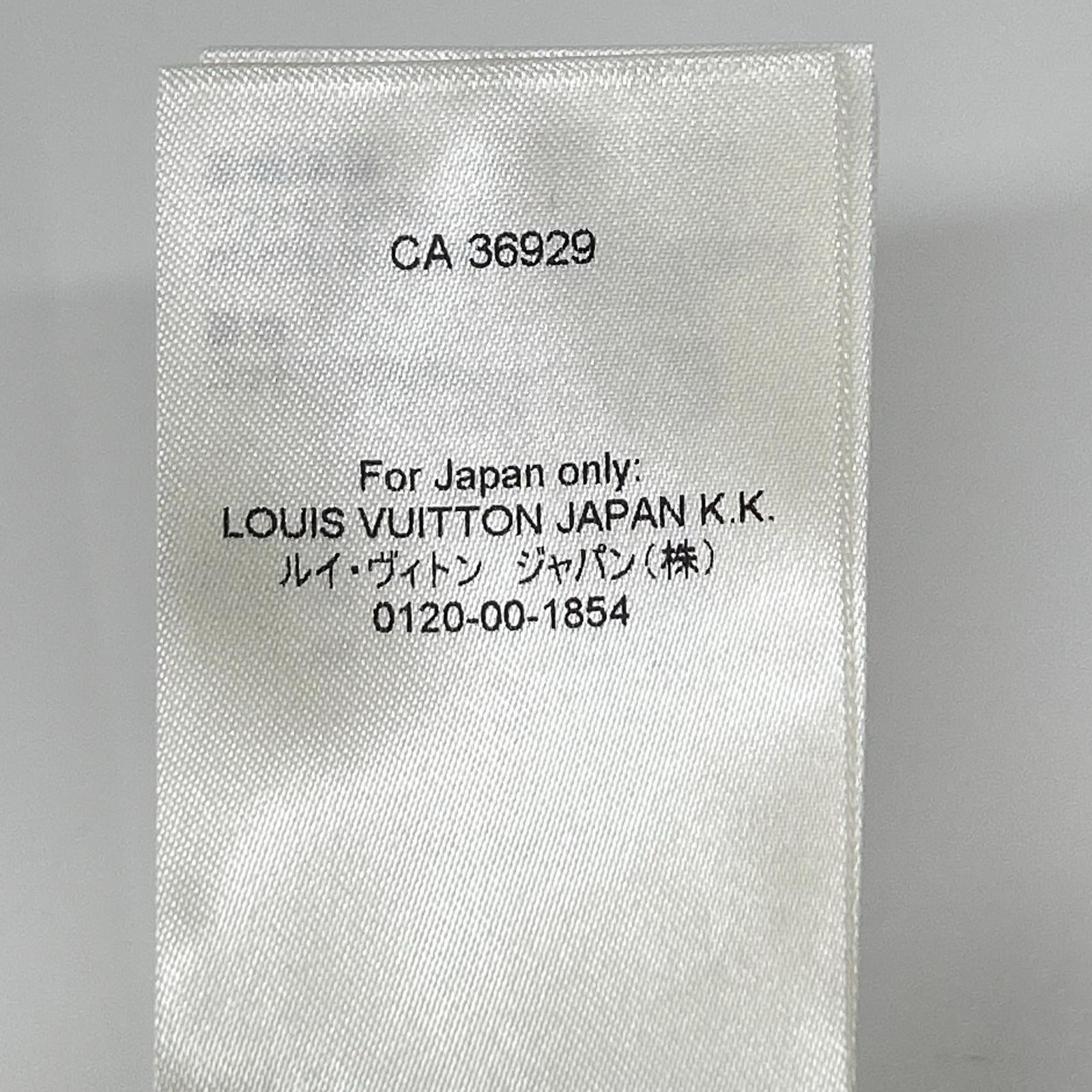 LOUIS VUITTON ルイヴィトン 22年製 FNSK27 ホワイト 金釦 デニムスカート スカート