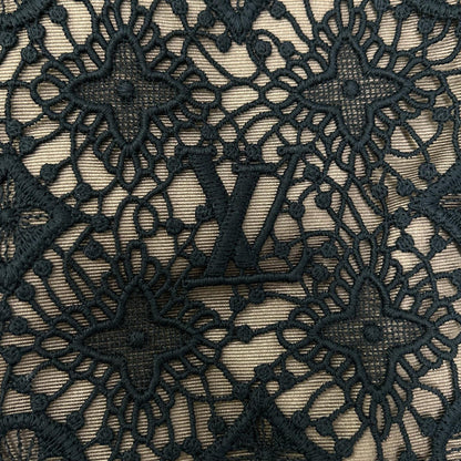 LOUIS VUITTON ルイヴィトン 11年製 ブラック モノグラムレース刺繍 ワンピース ワンピース